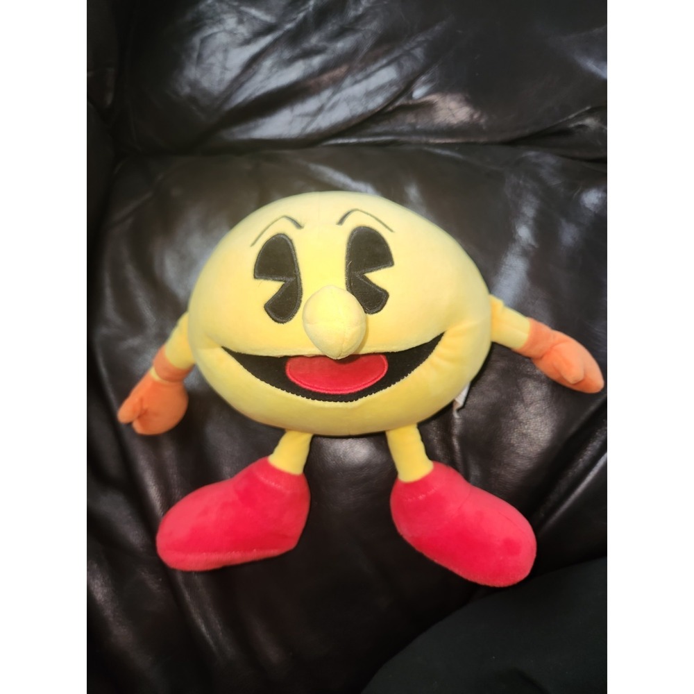 Pac-Man Plush Toy – Official Bandai Namco Video Game Stuffed Animal